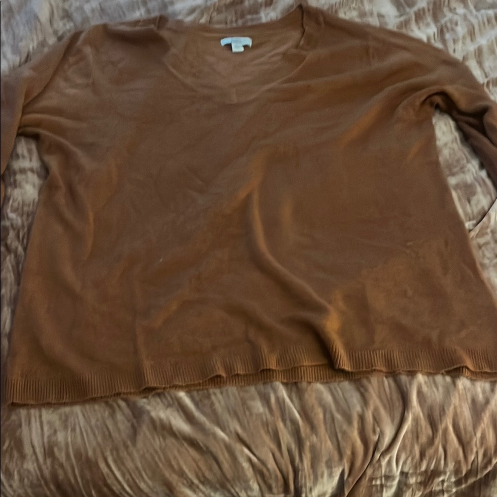 Croft & Barrow Chestnut Knit Sweater